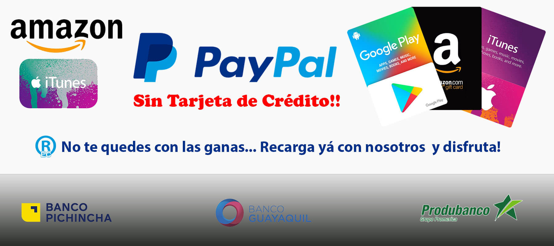 Tarjetas Google Play Ecuador Recargasec Com - con que visa se puede recargar robux en roblox roblox free